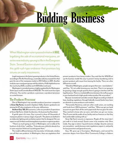 Eastern Magazine | Fall 2015 by Eastern Washington University - Issuu