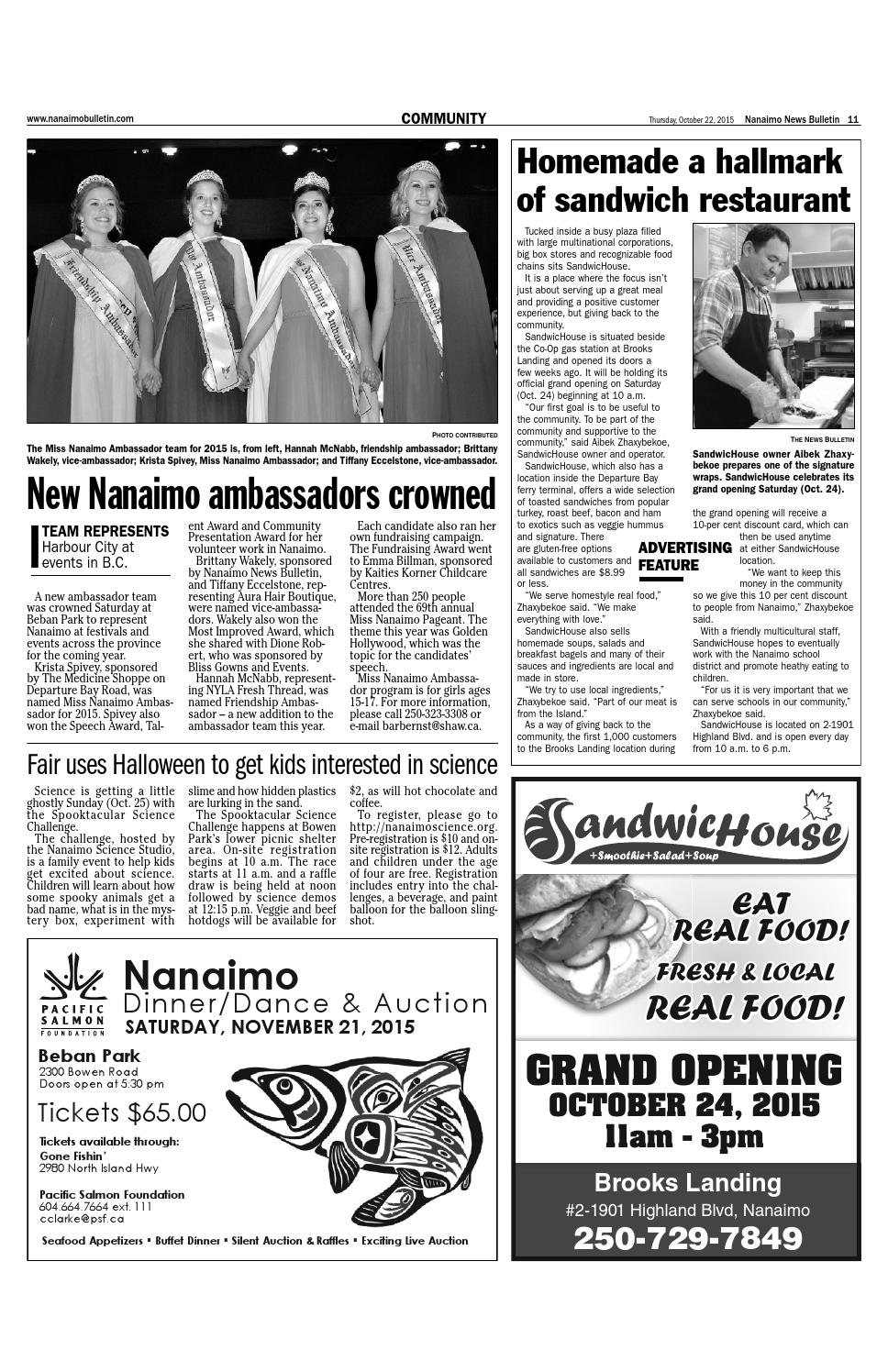 nanaimo news bulletin october 22 2015 by black press issuu most improved award speech