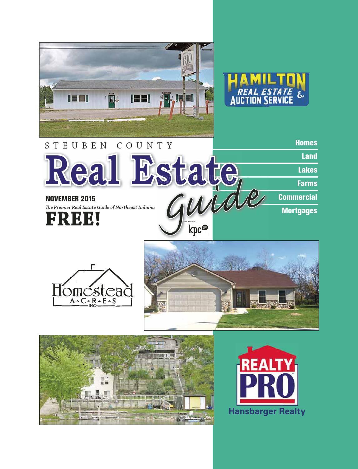 Steuben County Real Estate Guide October 2015 by KPC Media Group Issuu
