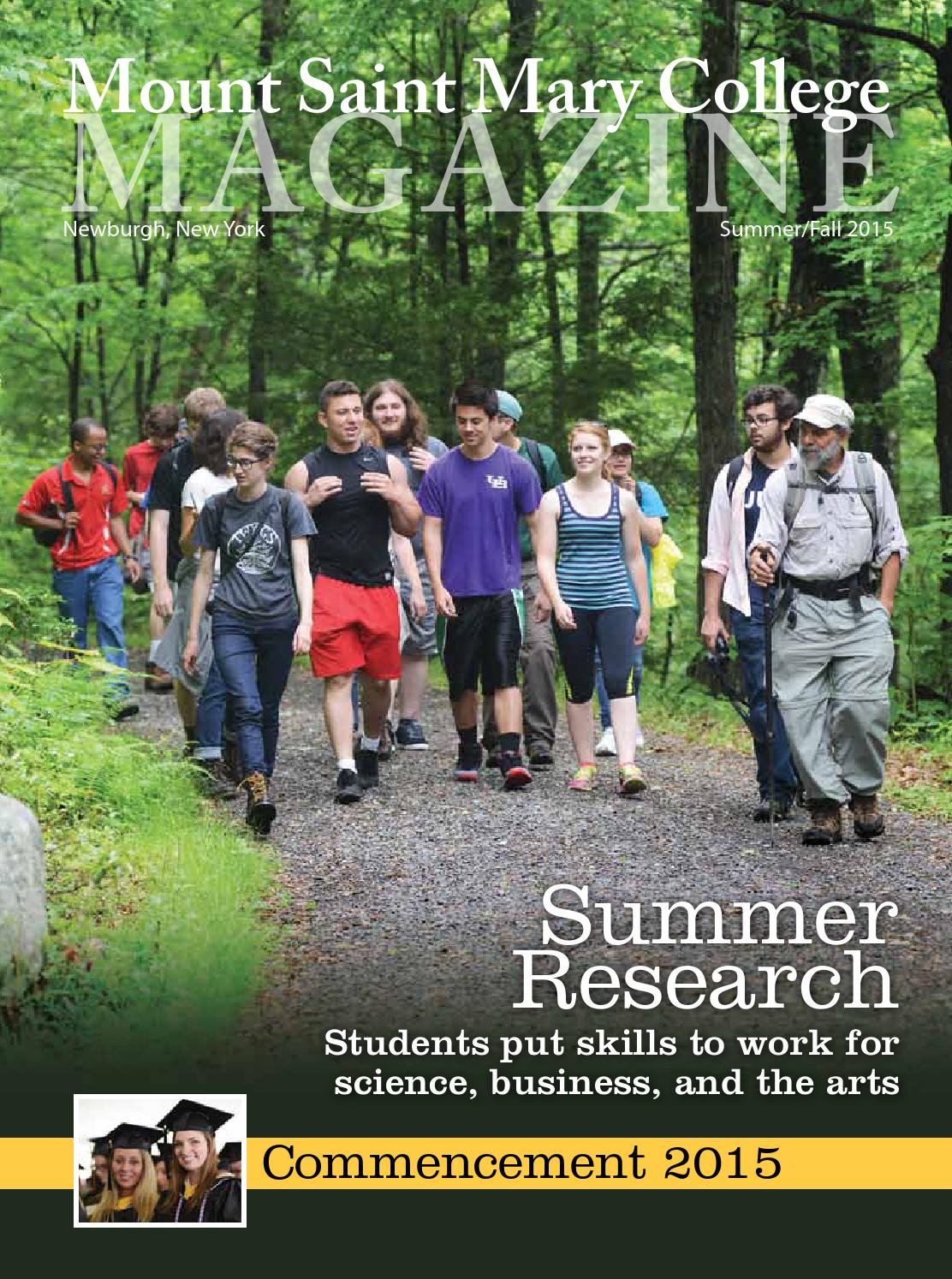 Mount Saint Mary College Magazine Summer 2015 by Mount Saint Mary