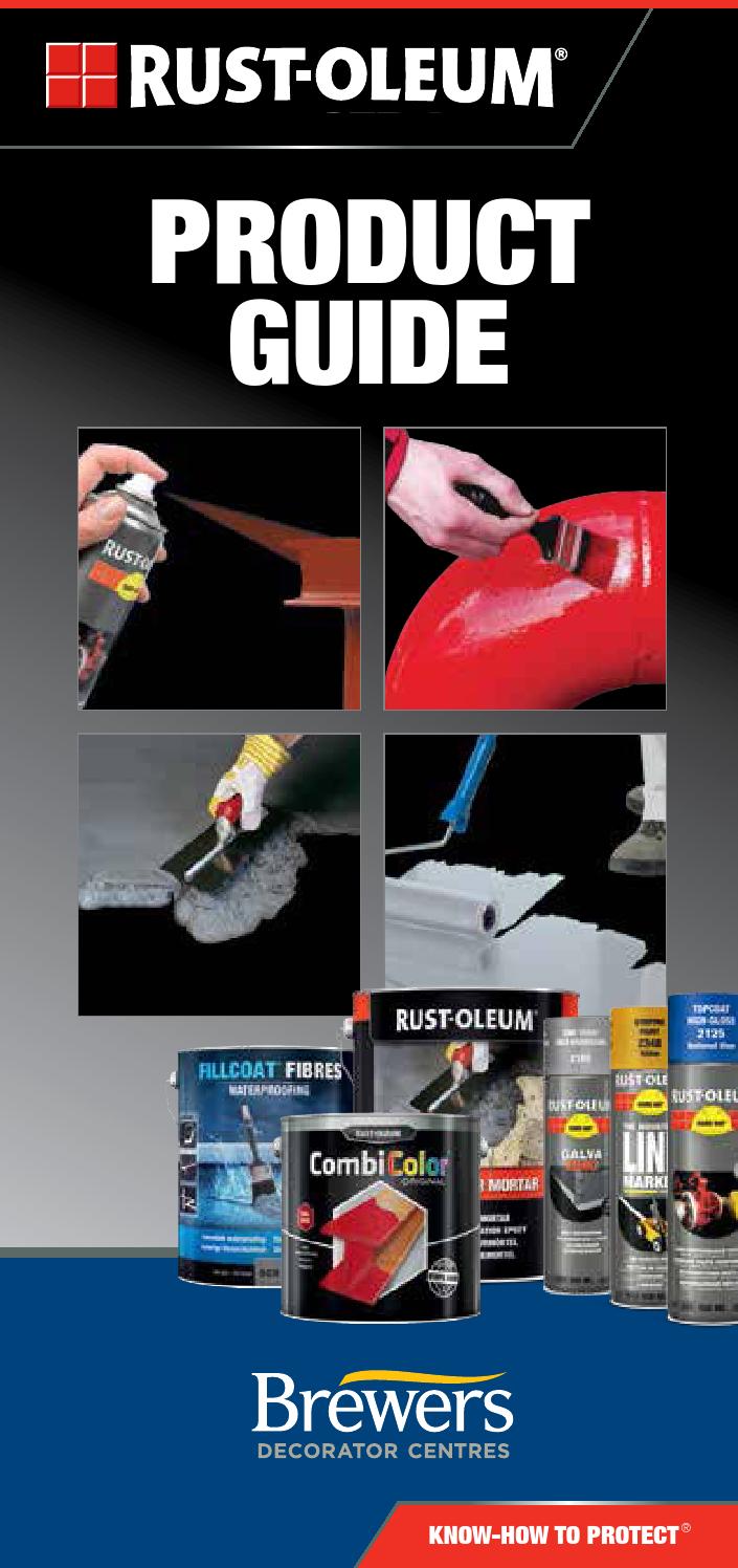 RustOleum product guide by Brewers Issuu