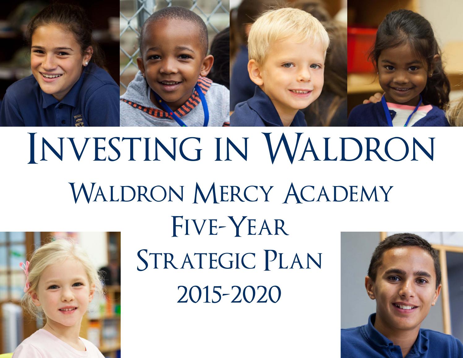 Waldron Mercy Academy FiveYear Strategic Plan by Waldron Mercy Academy
