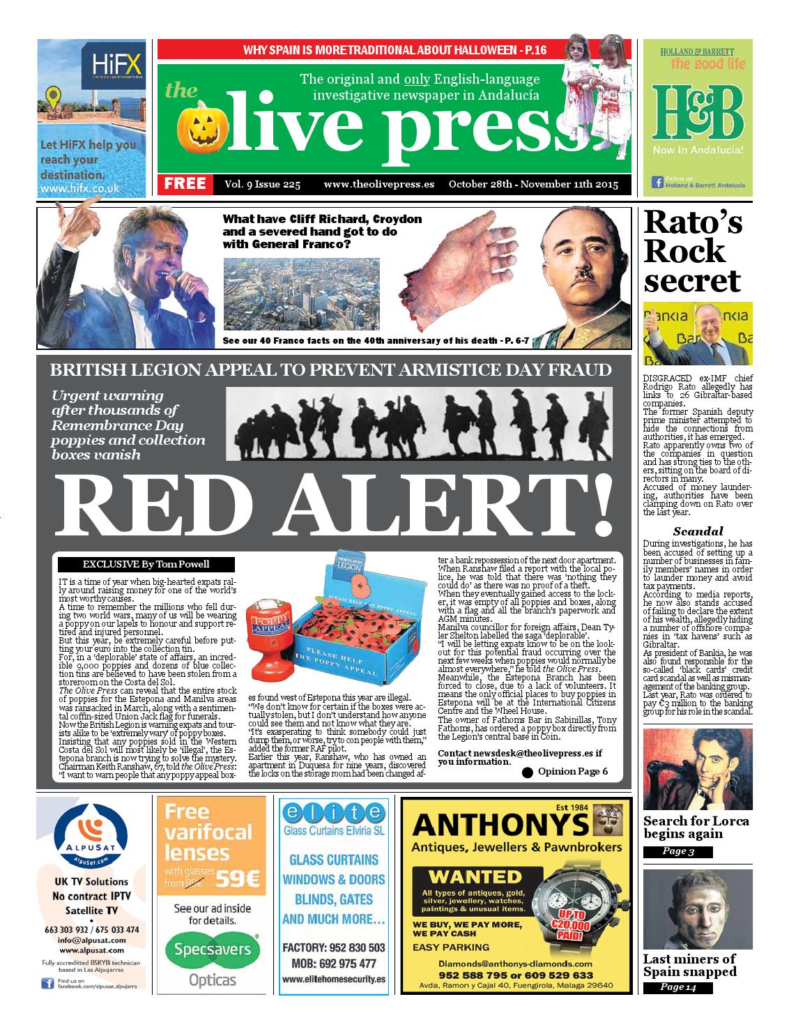 Press Newspaper Issue 225 By Olive Spain Issuu Olive Press Newspaper Spain