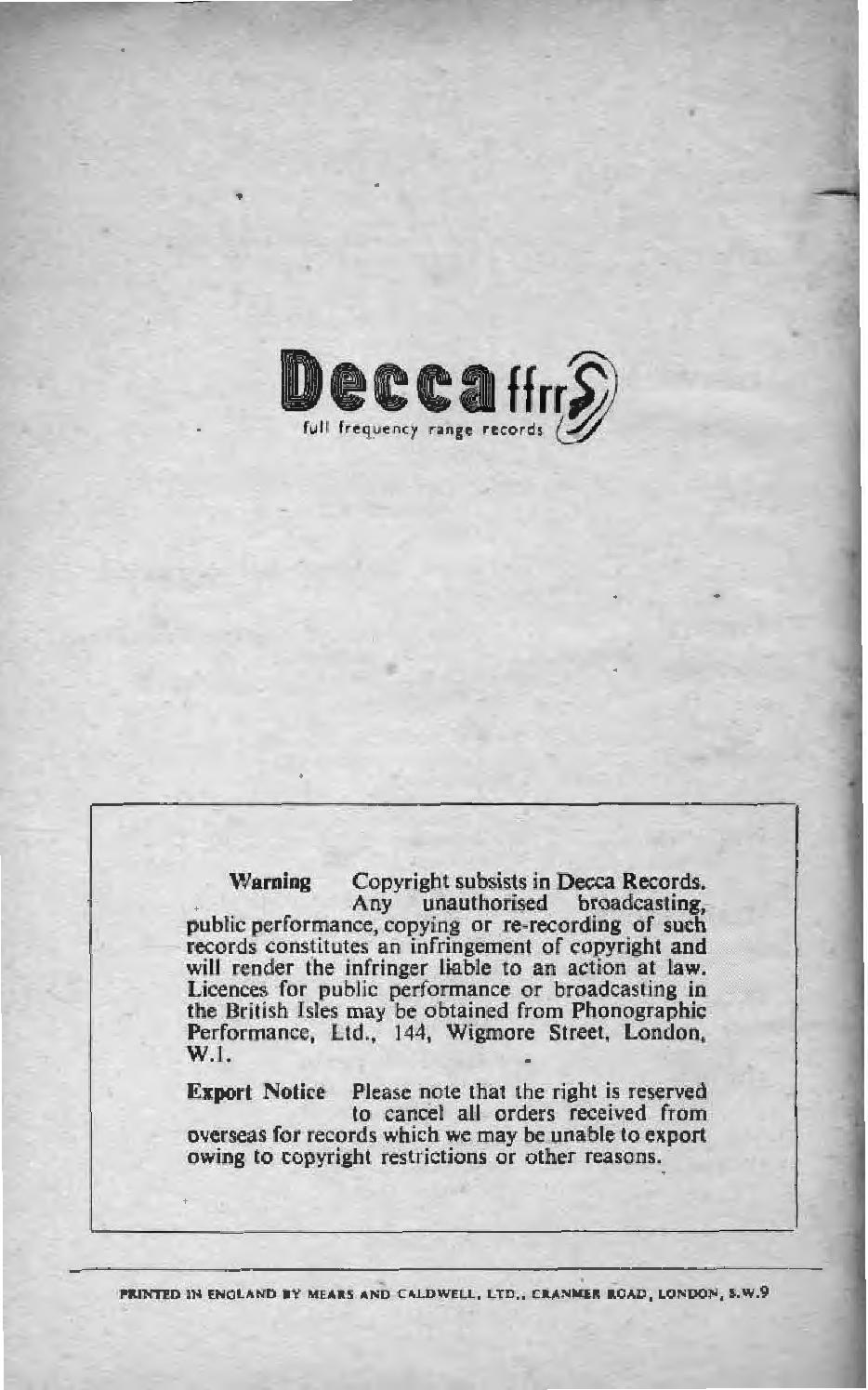 Decca records general catalogue 1949 (London GB) by 78rpm Club Issuu