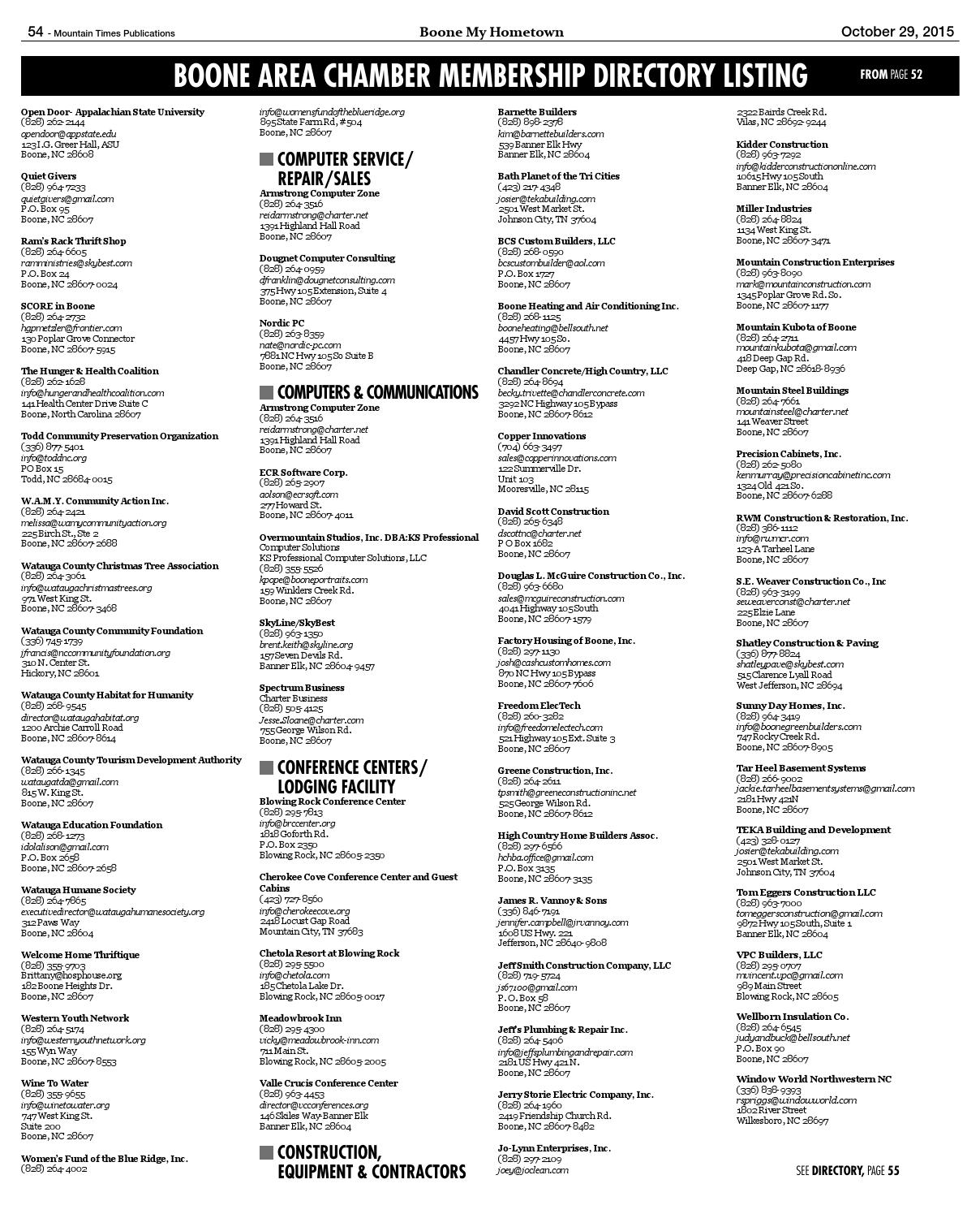 Boone My Hometown 2015 16 By Mountain Times Publications Issuu