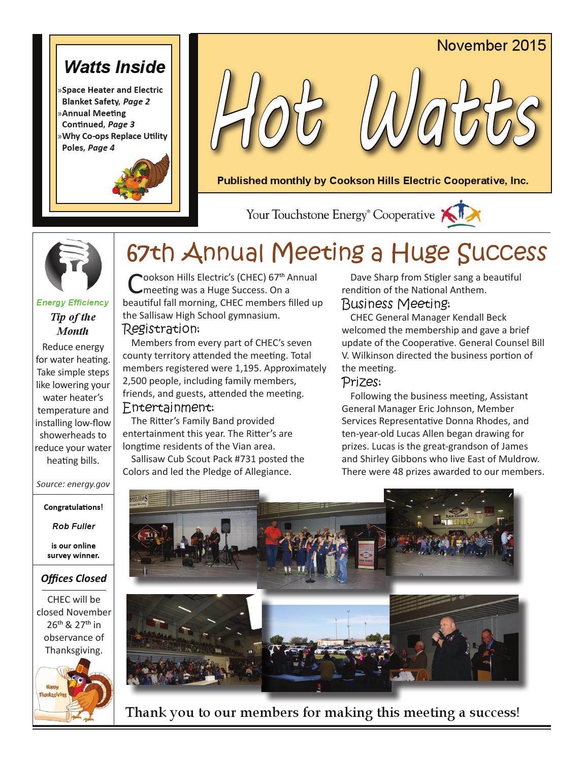 2015 November Cookson Hills Electric Hot Watts by Inside Information ...