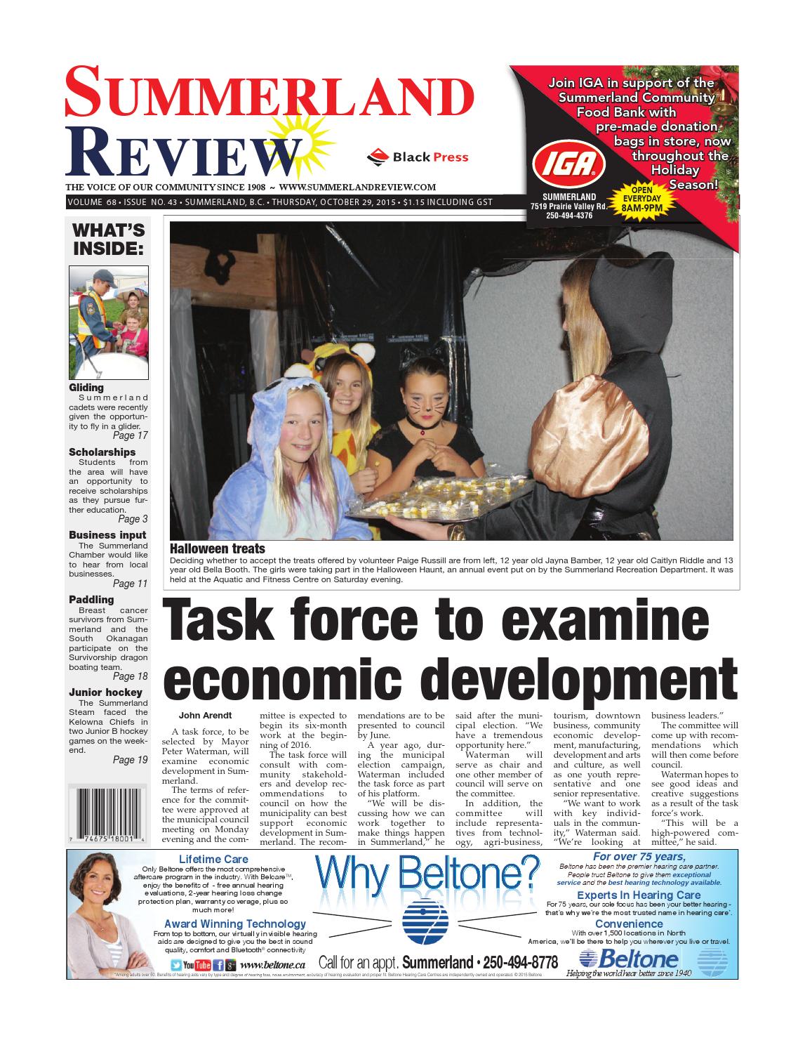 summerland review october 29 2015 by black press issuu iga flyer summerland