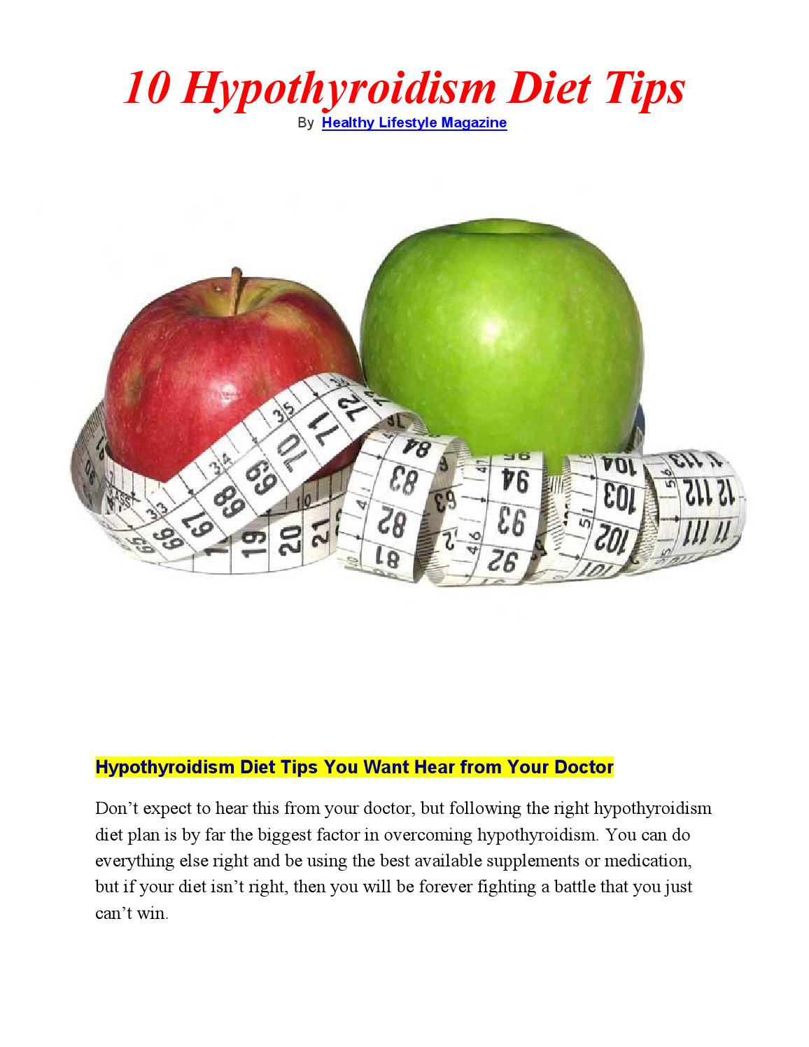 Top 10 hypothyroidism diet tips you want hear from your ...