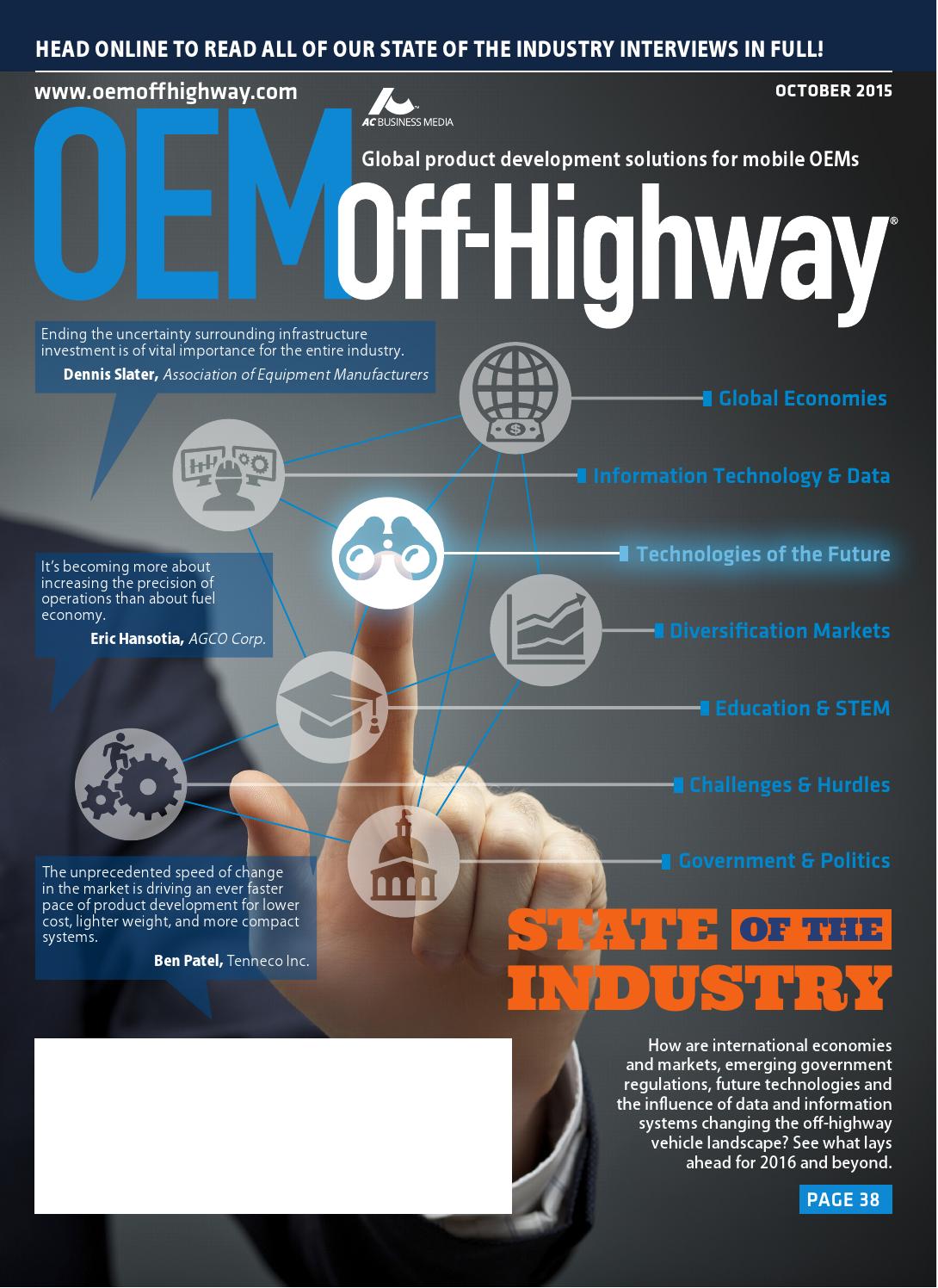 OEM OffHighway October 2015 by OEM OffHighway Issuu