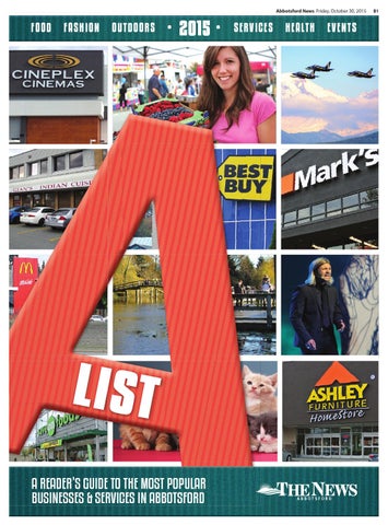 Special Features Abbotsford A List 2015 by Black Press Media