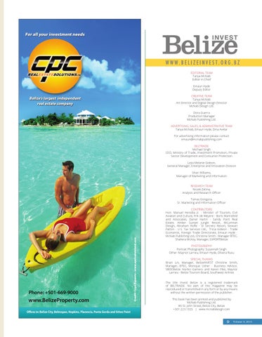 Invest Belize 第 4 册 册 第 9 页