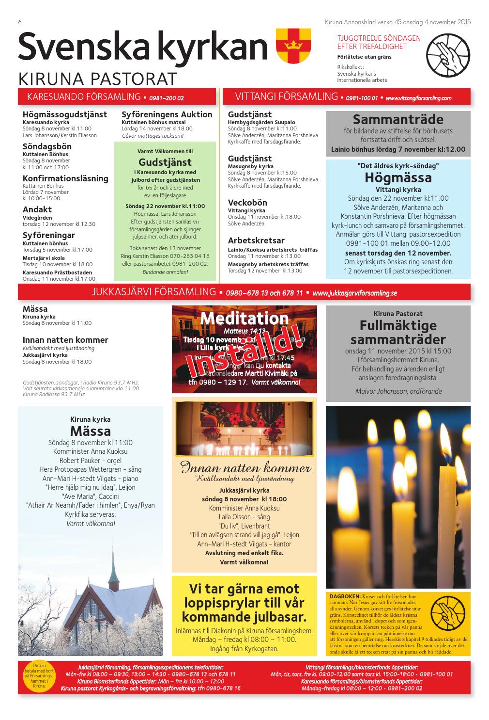 Kiruna Annonsblad u0026 A-Klass by Svenska Civildatalogerna AB - issuu