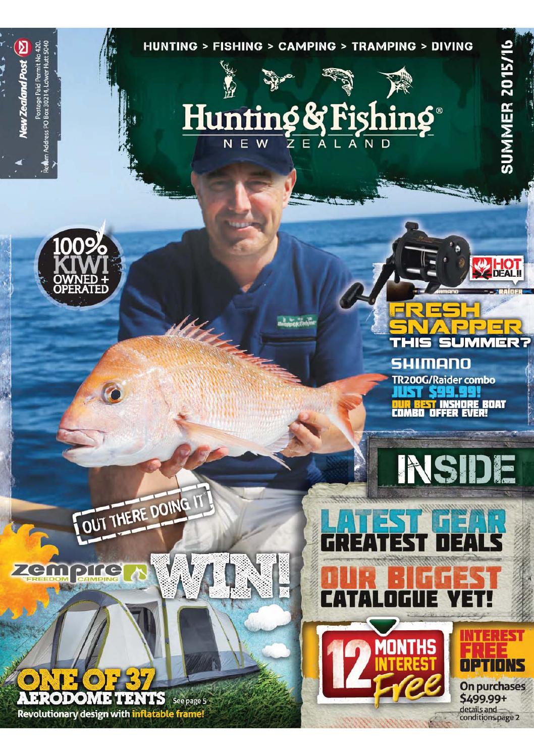 H&F Summer Catalogue 15 by Hunting & Fishing New Zealand Issuu