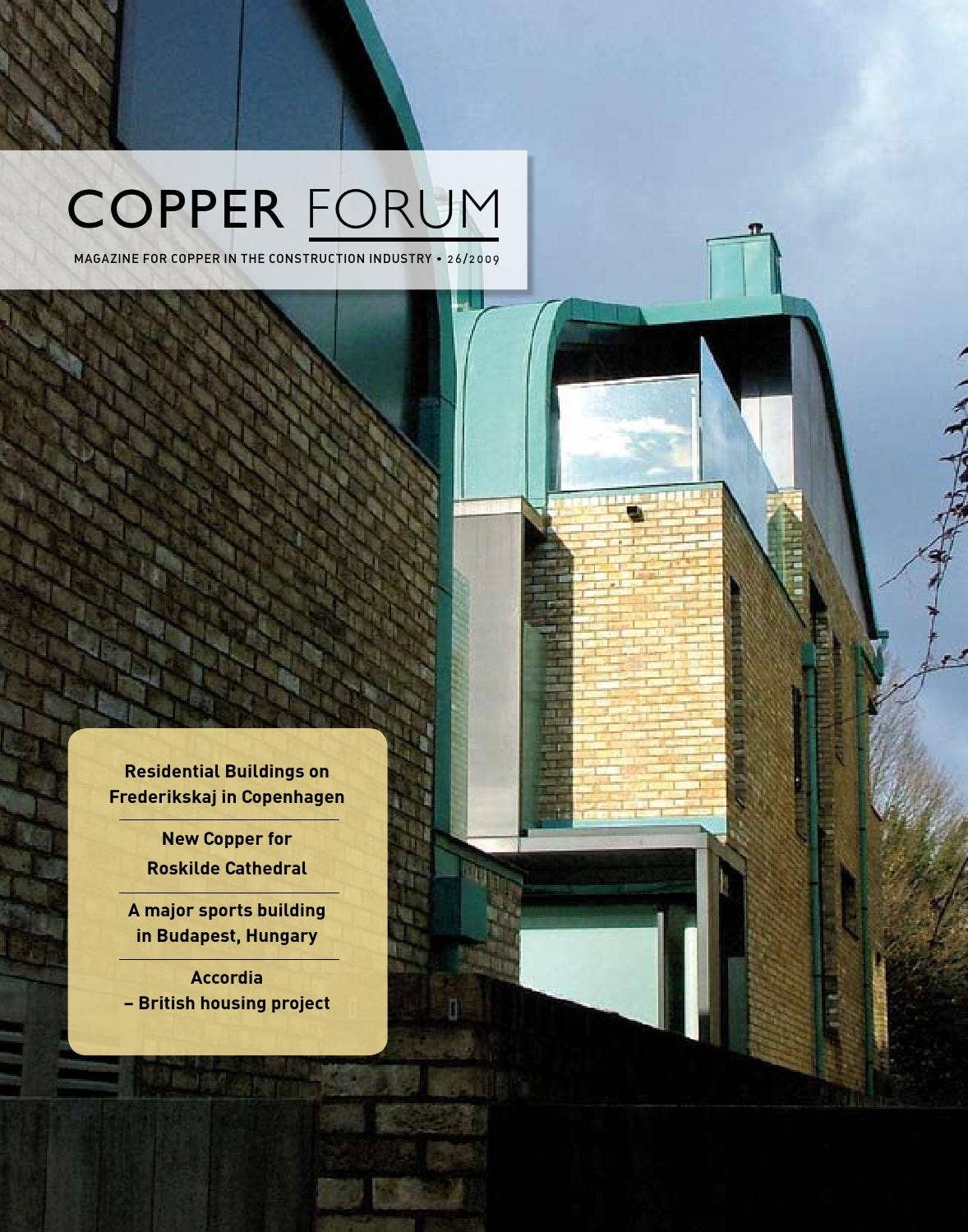 Coppermind Building Copper Architecture Forum 2009 26 ENGLISH by Copper in Built ...
