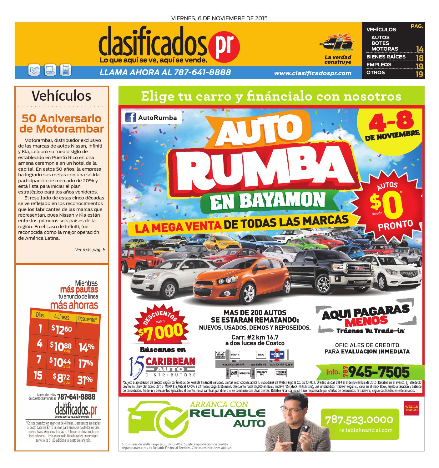 Clasificadospr 11 06 2015 by Issuu