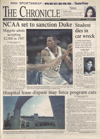 July 19, 2000 by Duke Chronicle Print Archives - Issuu