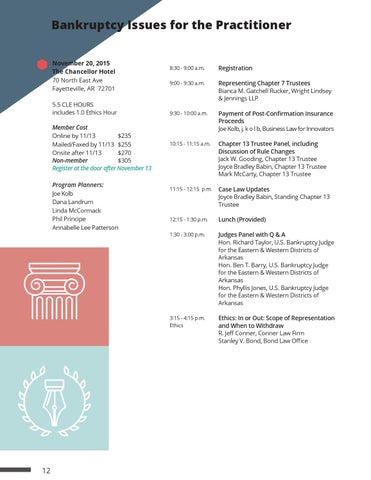 Fall 2015 CLE 书桌 目录 第 12 页