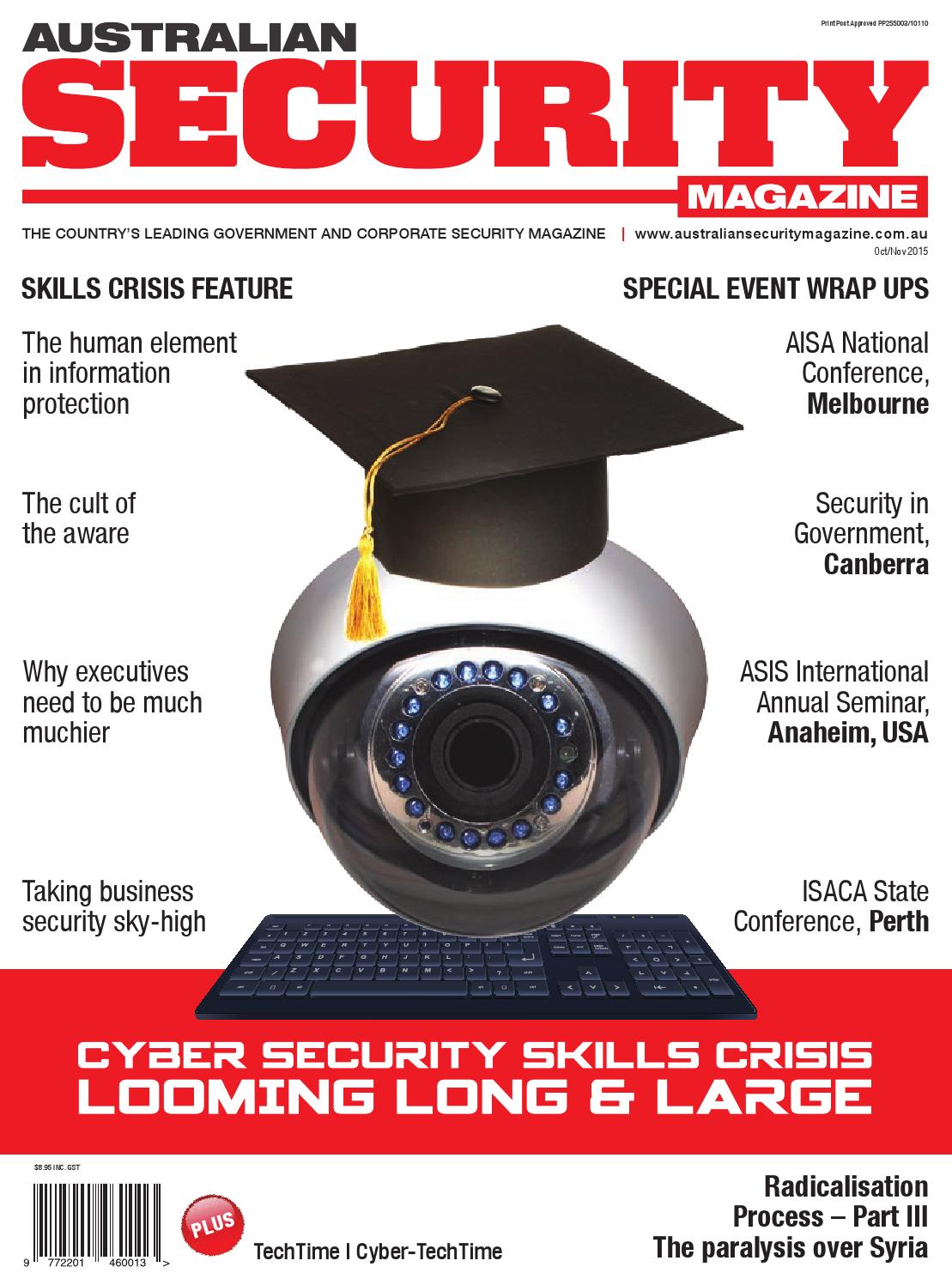 Australian Security Magazine, Oct/Nov 2015 by MySecurity Marketplace