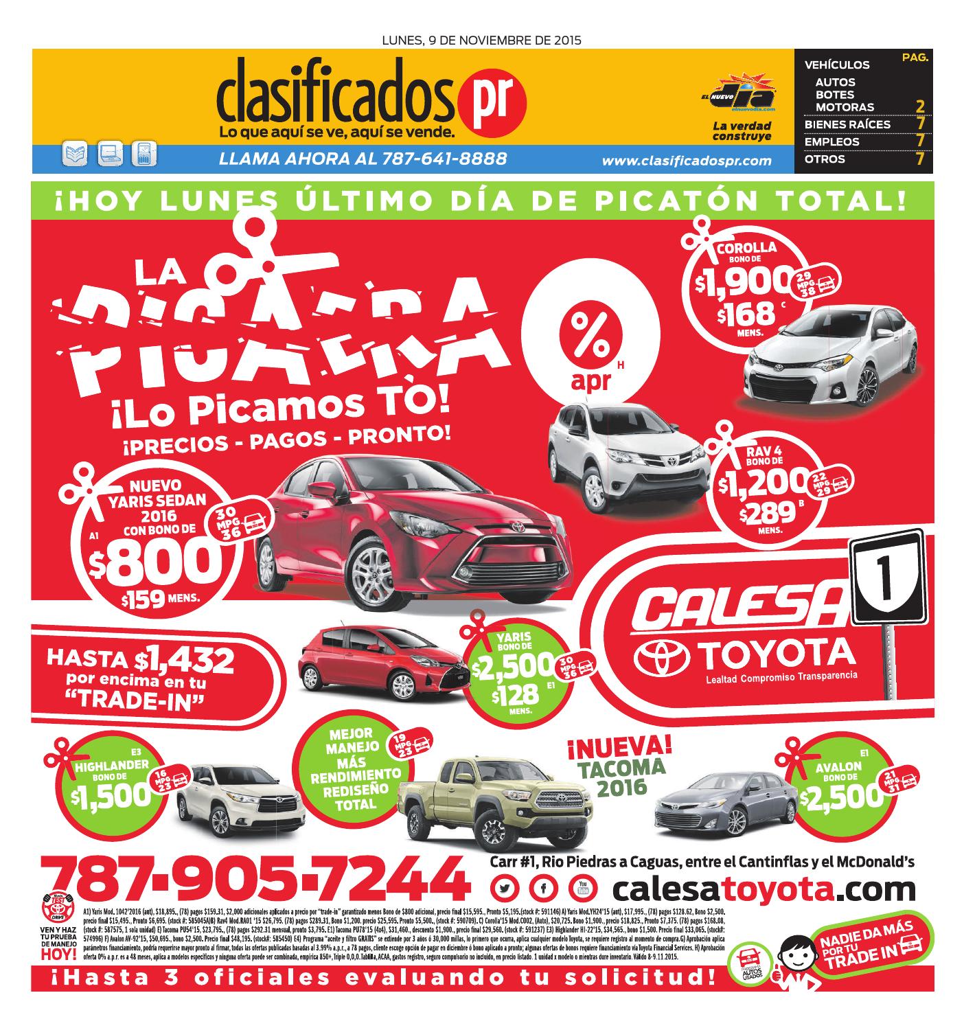 ClasificadosPR 11 09 2015 by Issuu