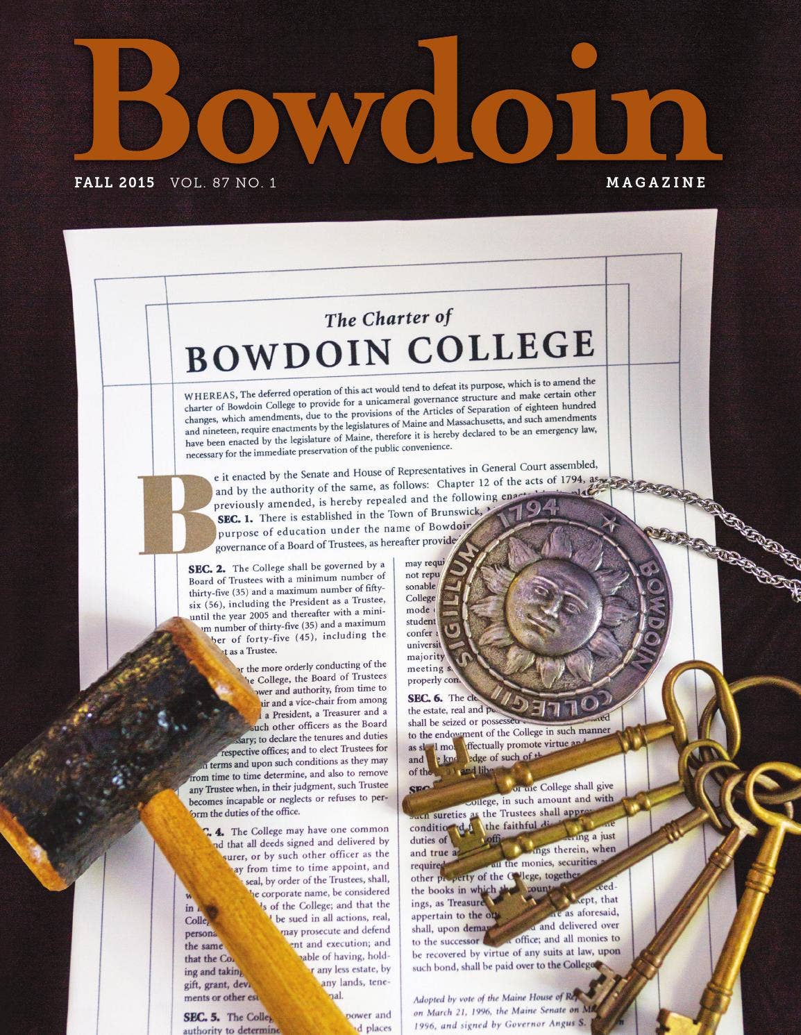 Bowdoin Magazine Vol. 87, No.1, Fall 2015 by Bowdoin Magazine Issuu