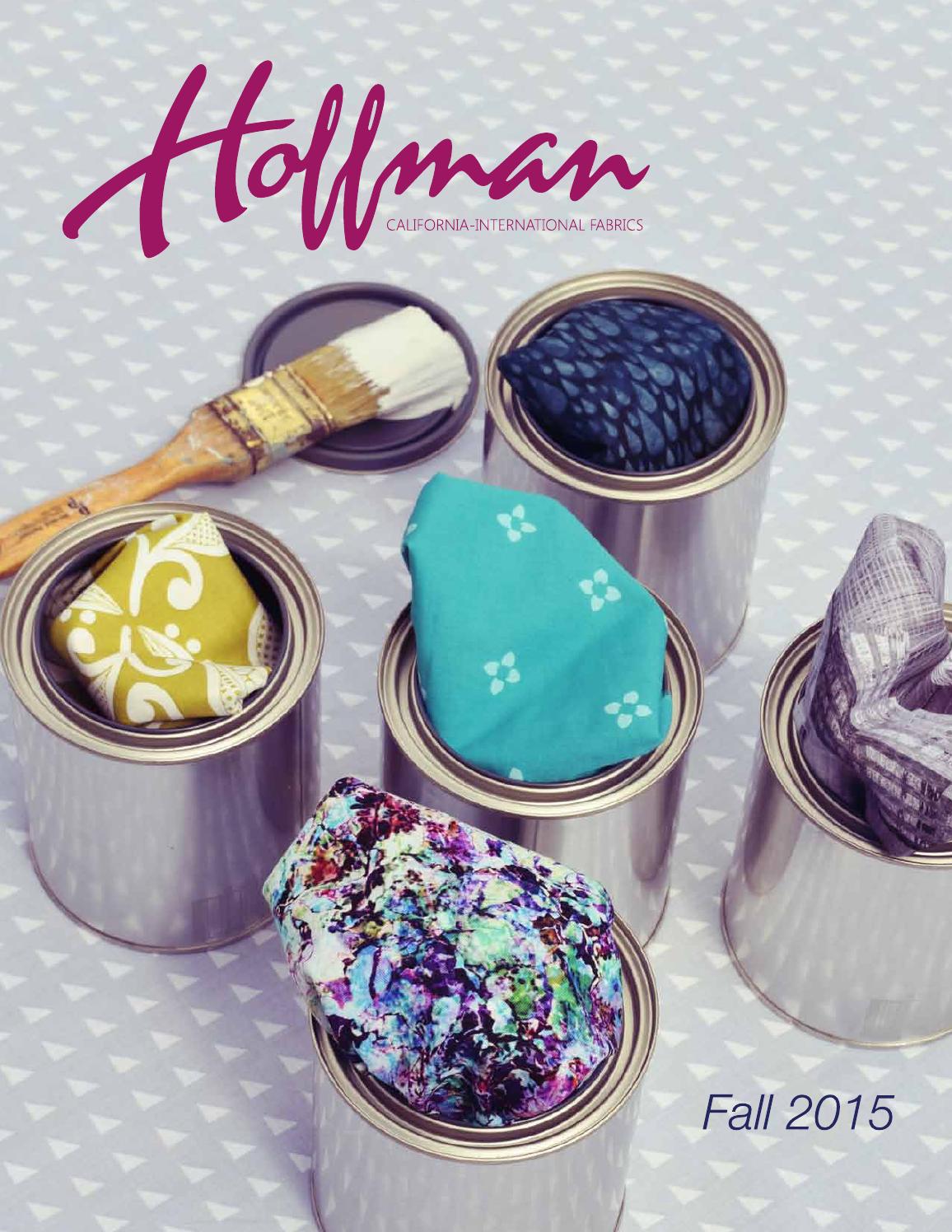 Hoffman Fall Quilt Market Catalog 2015 by Hoffman California Fabrics