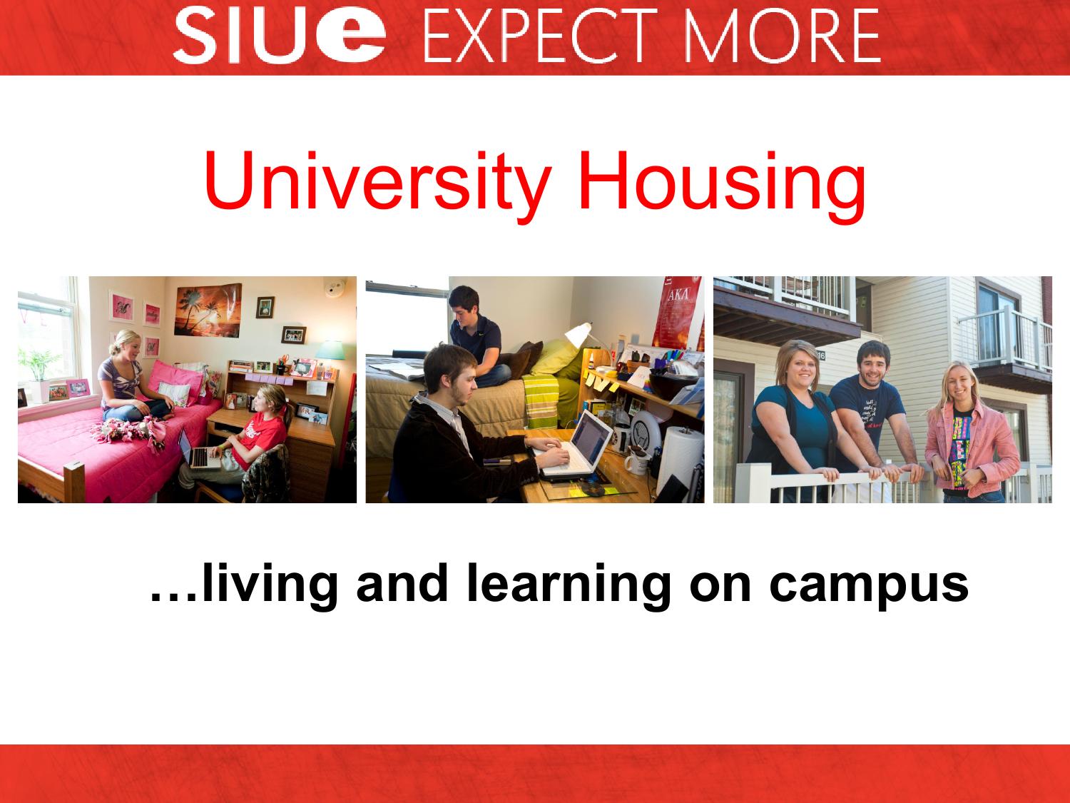 SIUE Preview 2015 University Housing by SIUE Issuu