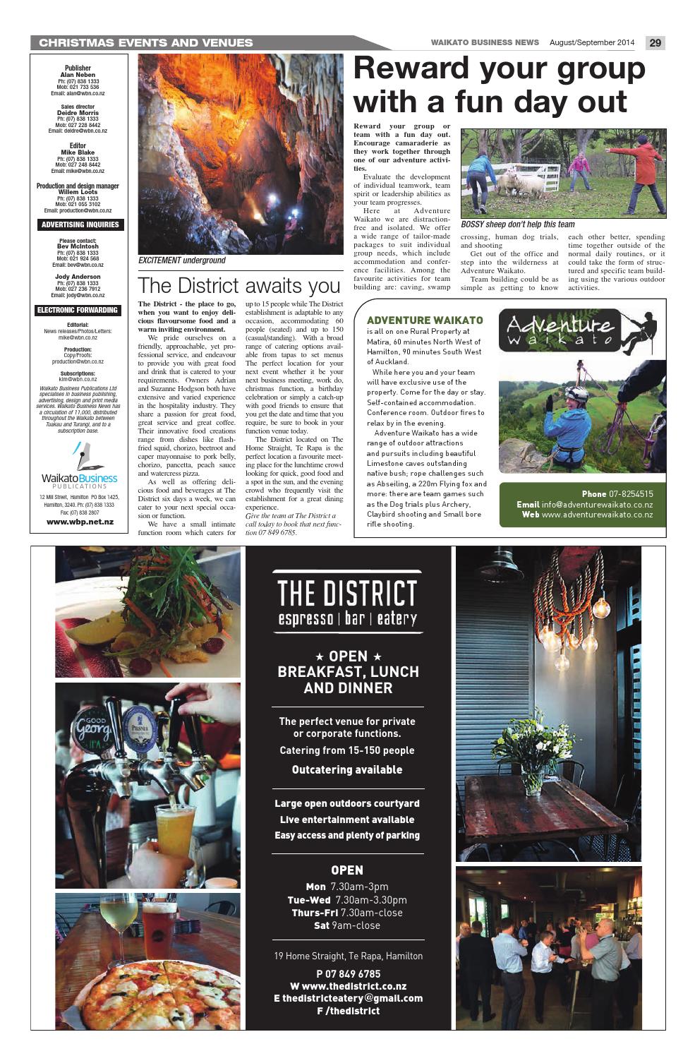 Waikato Business News Aug/Sept 2014 by Waikato Business News Issuu