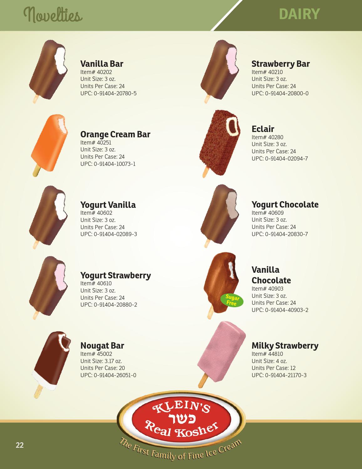 Klein's Kosher Ice Cream 2015 Catalog by GO! Group Issuu