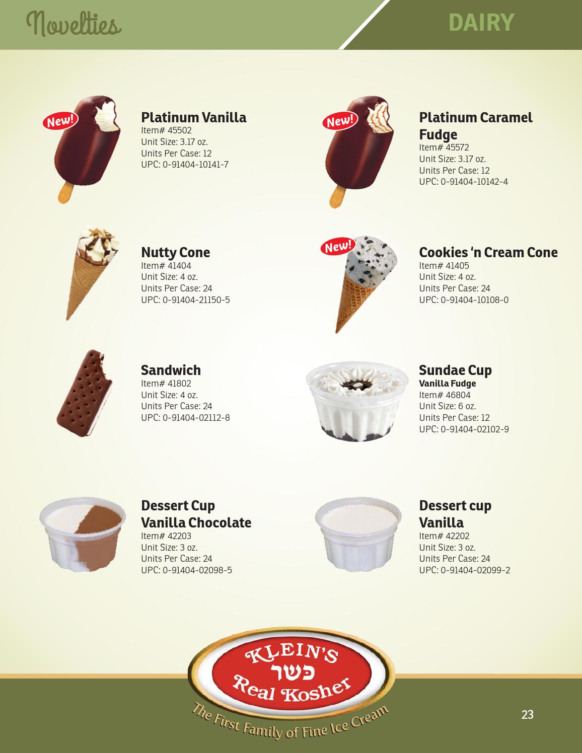 Klein S Kosher Ice Cream 15 Catalog By Go Group Issuu
