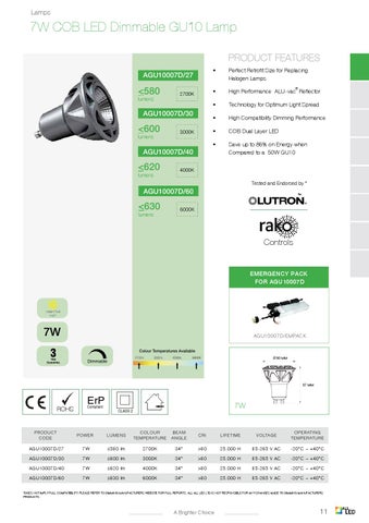 ALL LED 灯饰目录 · All led 册 3 第 11 页