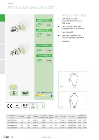 ALL LED 灯饰目录 · All led 册 3 第 16 页