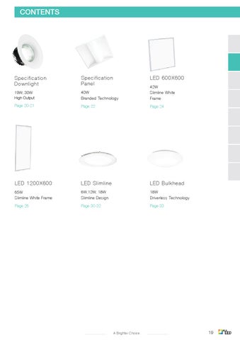 ALL LED 灯饰目录 · All led 册 3 第 19 页