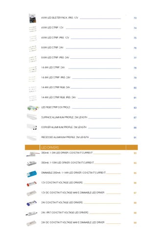 ALL LED 灯饰目录 · All led 册 3 第 6 页