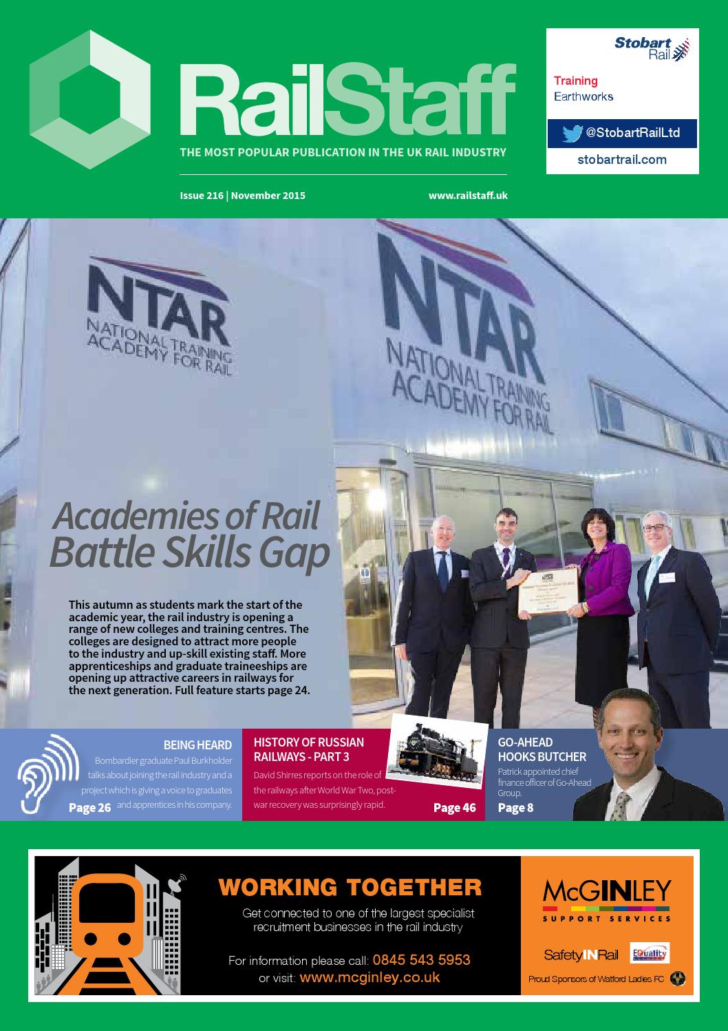 RailStaff November 2015 by Rail Media Issuu