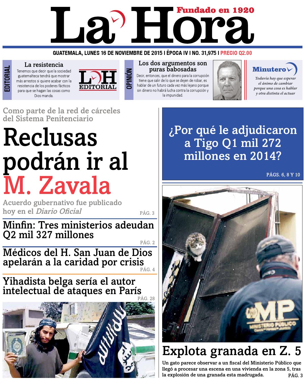 La Hora 16 11 2015 By La Hora Issuu
