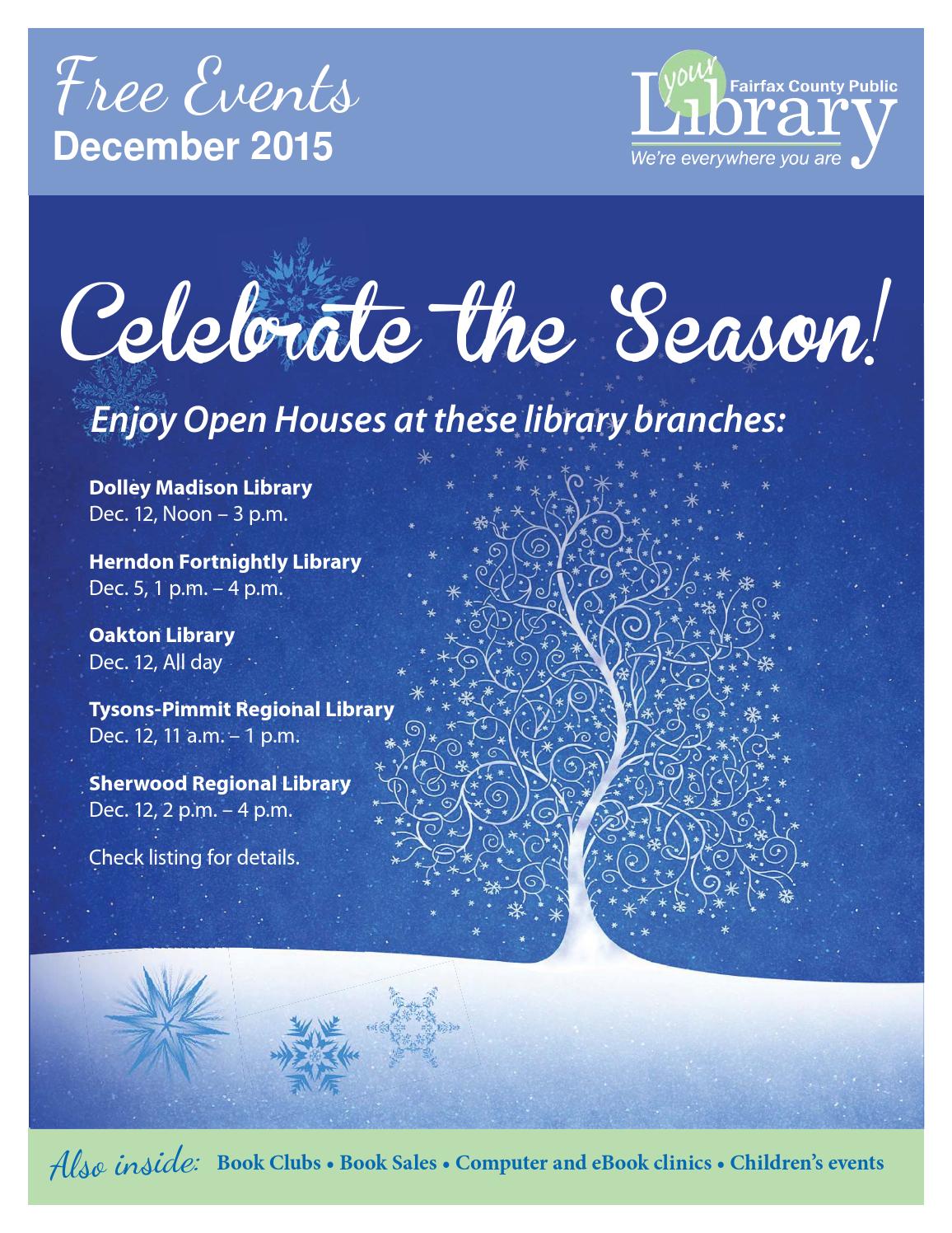 December 2015 issuu by Fairfax County Public Library Issuu