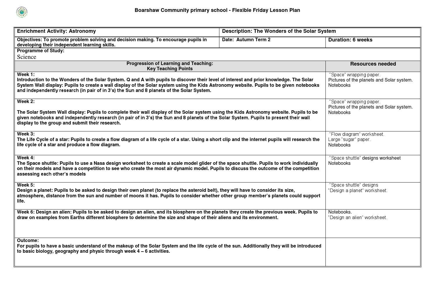 Flexible Friday Curriculum Planning 2015 2016 By Schudio