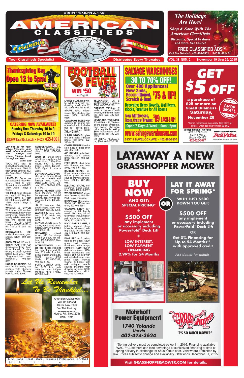 Lincoln American Classifieds by American Classifieds Omaha Issuu