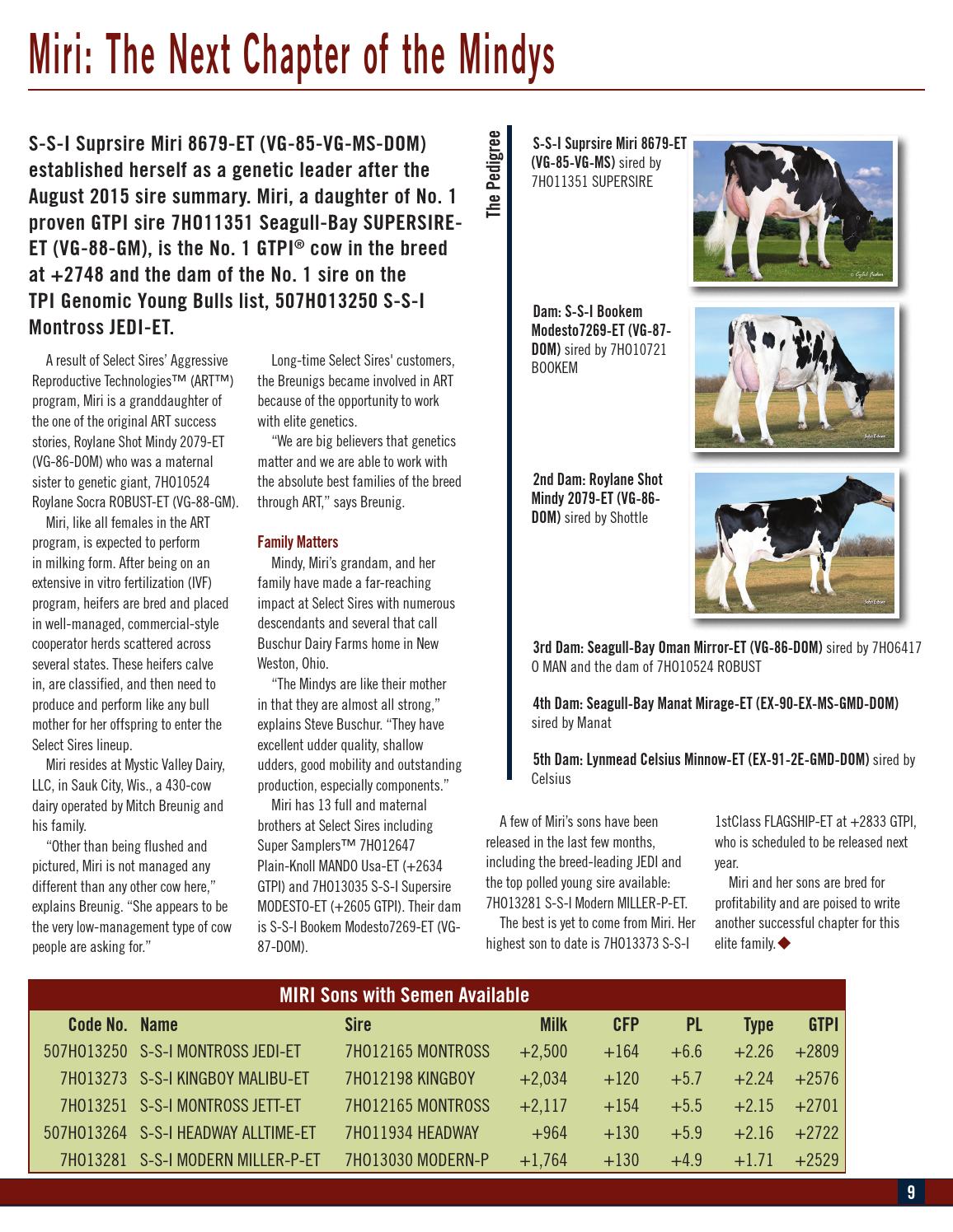 Fall 15 Selections By Select Sires Issuu