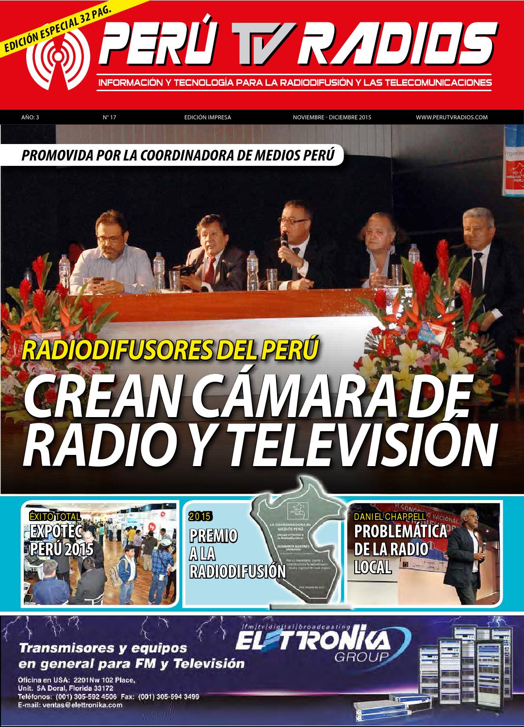 Peru Tv Radios Nov.Dic. 2015 by REVISTA PERU TV RADIOS Issuu