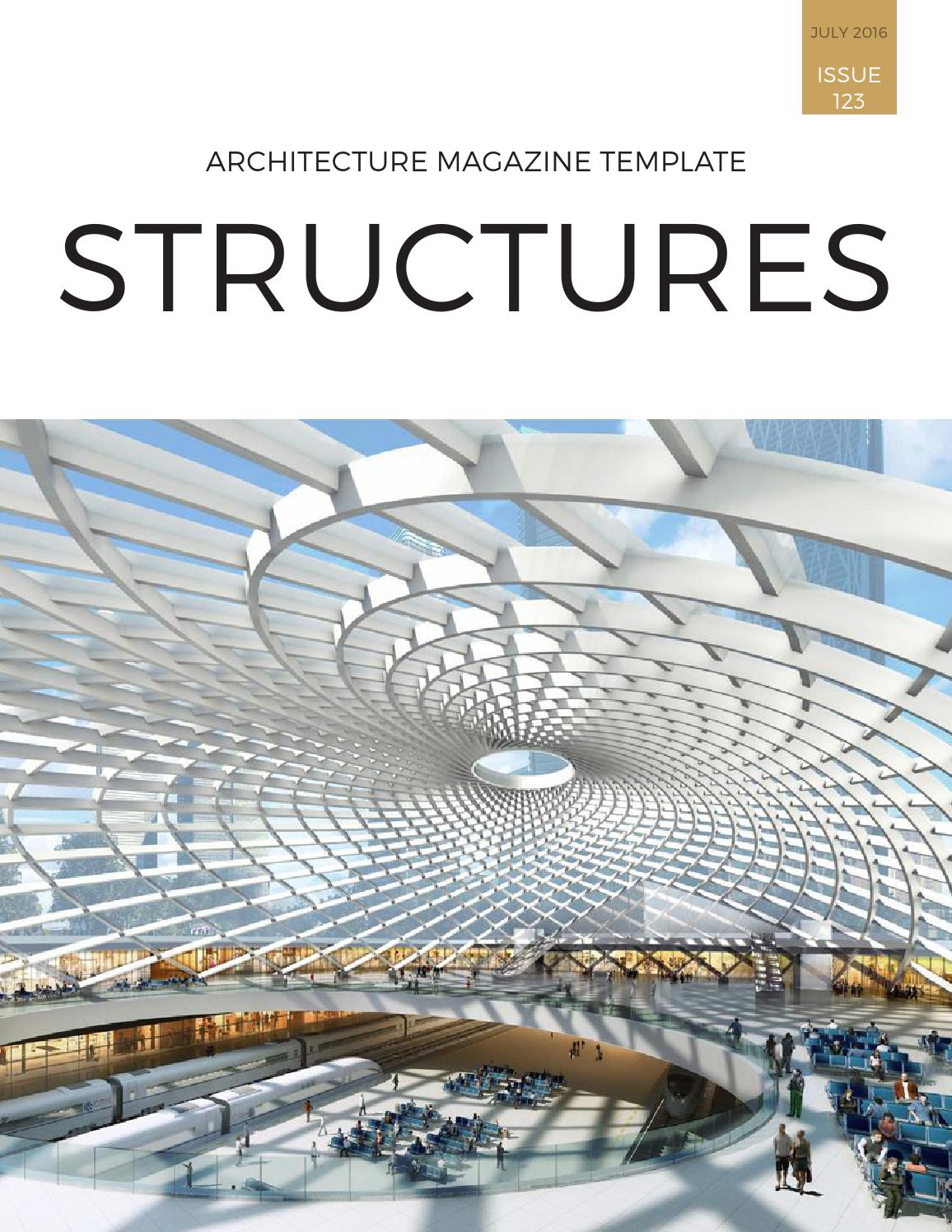 STRUCTURES - Architecture Magazine Template by Refresh | Studio - Issuu