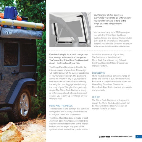 Rhino-Rack Jeep Wrangler 灯饰手册 2015 第 3 页