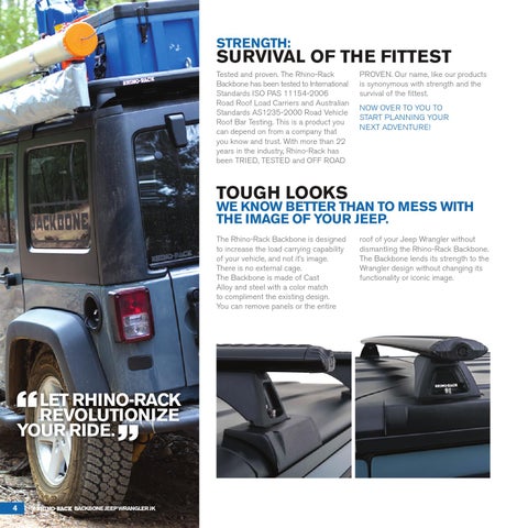 Rhino-Rack Jeep Wrangler 灯饰手册 2015 第 4 页