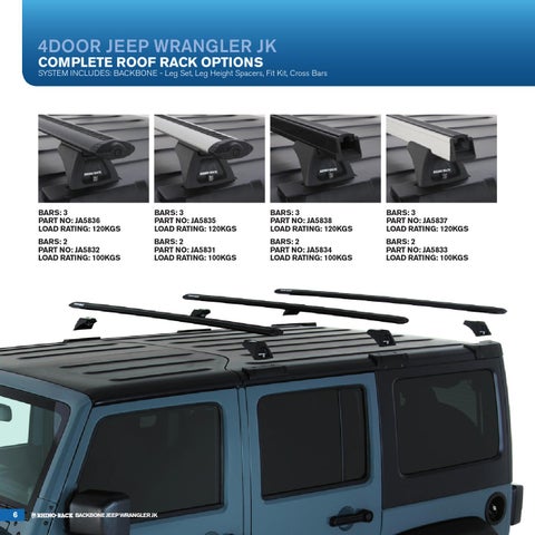 Rhino-Rack Jeep Wrangler 灯饰手册 2015 第 6 页