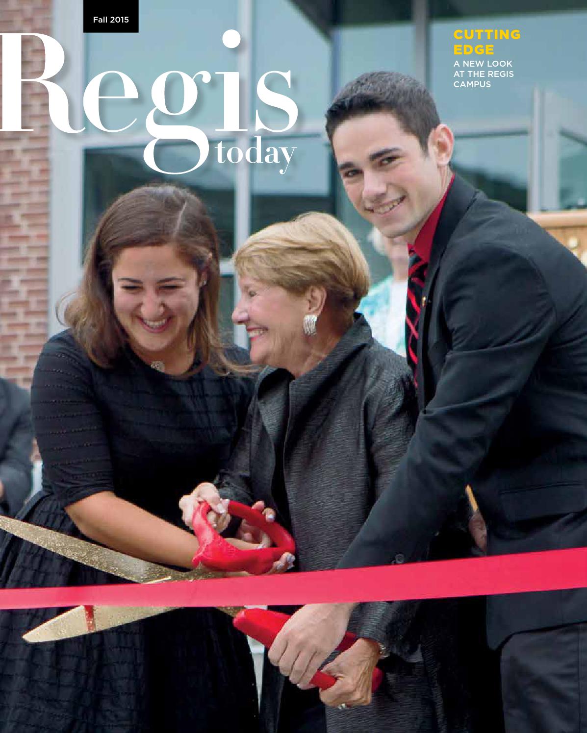 Regis Today Fall 2015 by Regis College - Issuu