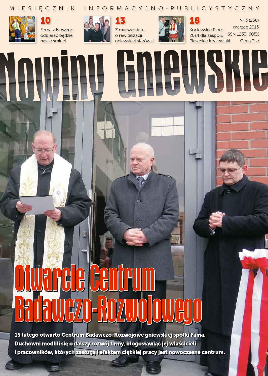 Nowiny Gniewskie, marzec 2015 by NOWINY Issuu