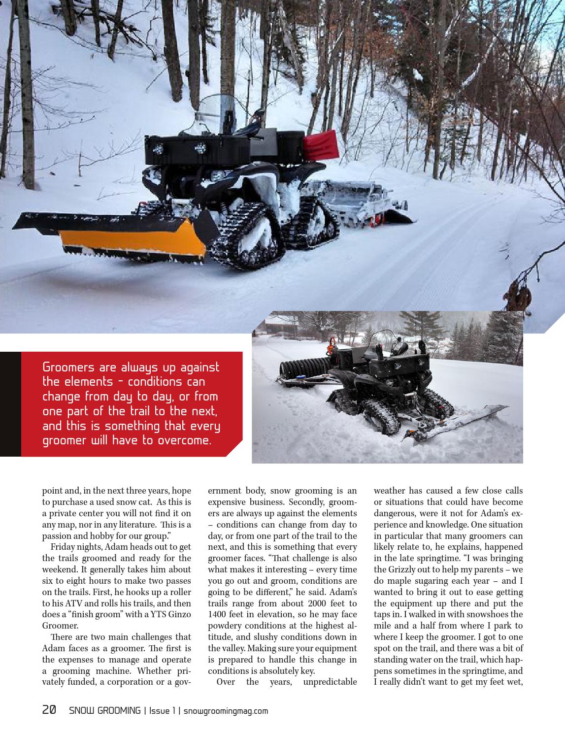 Snow Grooming December 2013 by Snow Grooming Magazine Issuu