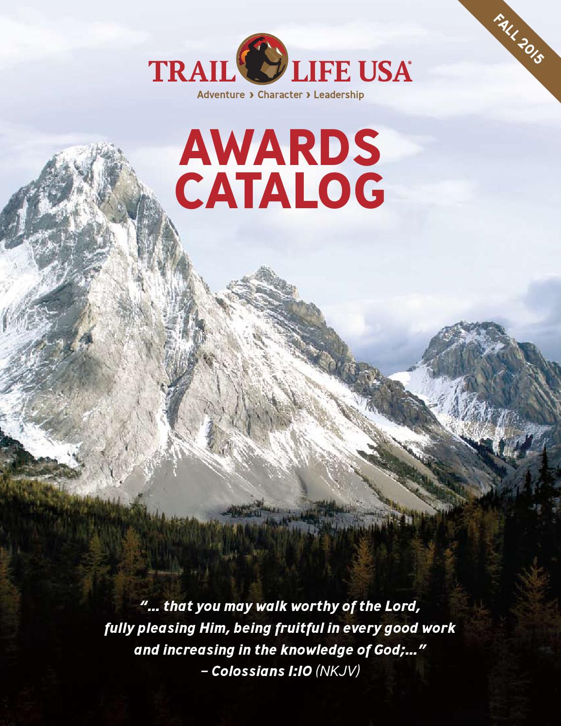 2015 Awards Catalog by Trail Life USA Issuu