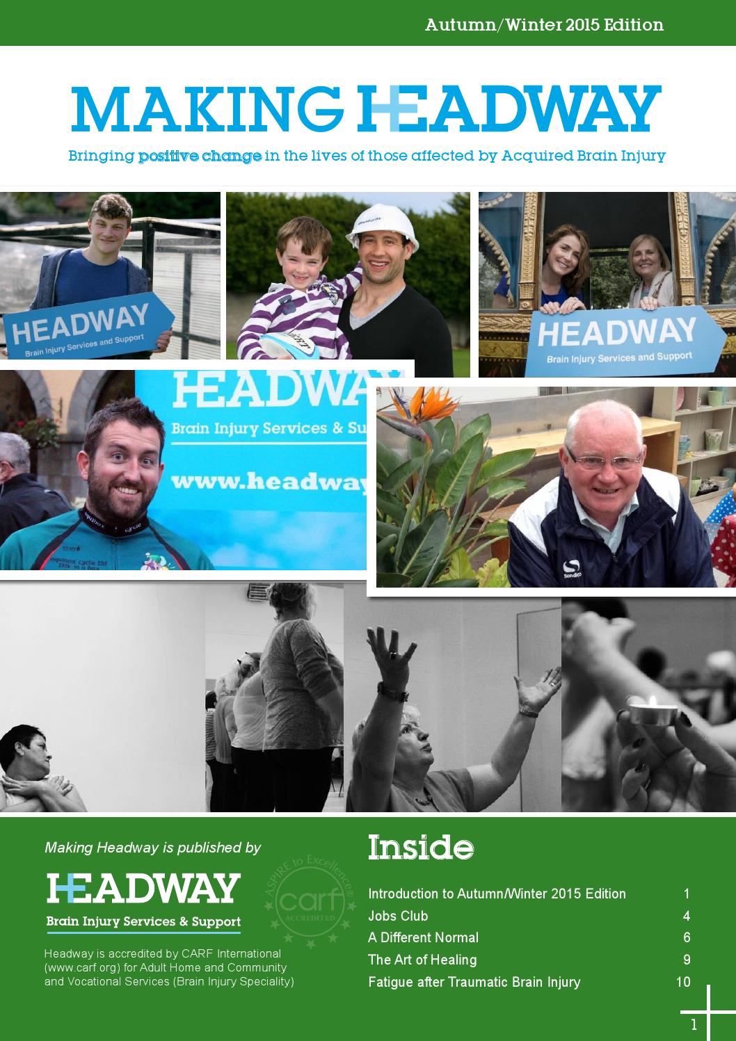 Making Headway Autumn Winter 2015 by Headway Issuu