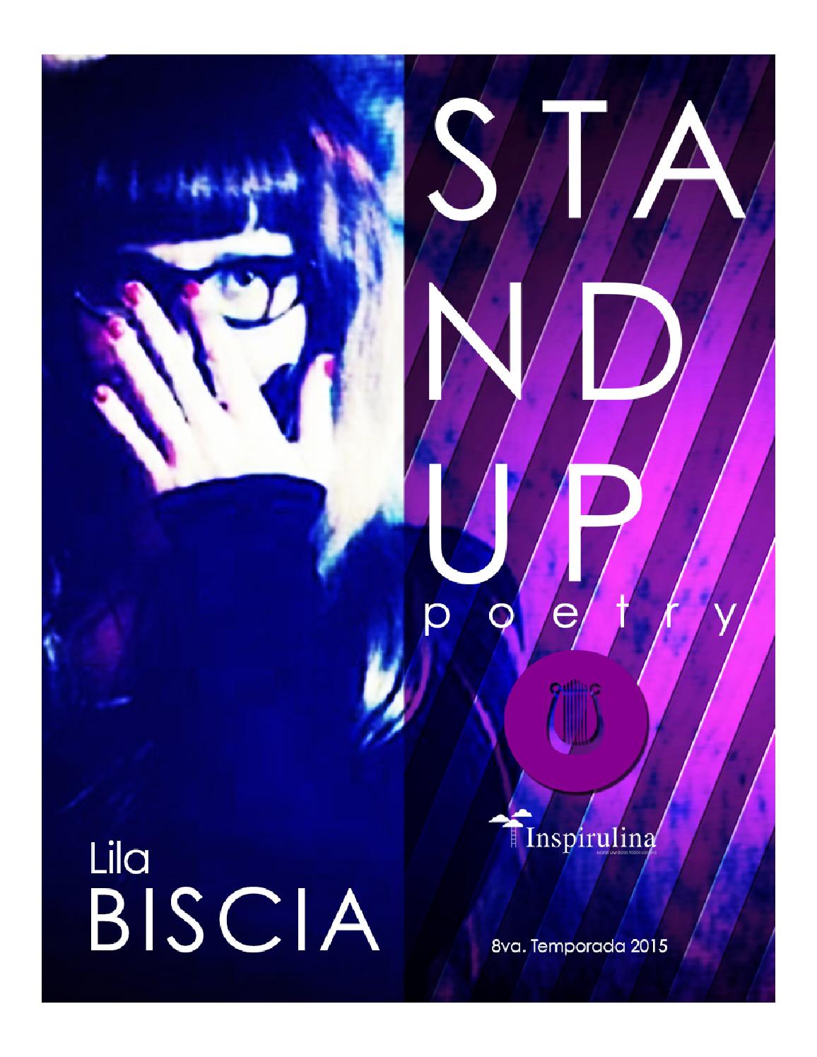Stand Up Poetry Lila Biscia by © Stand Up Poetry Issuu